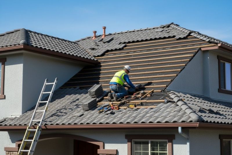 Clay Roof Leak Repair