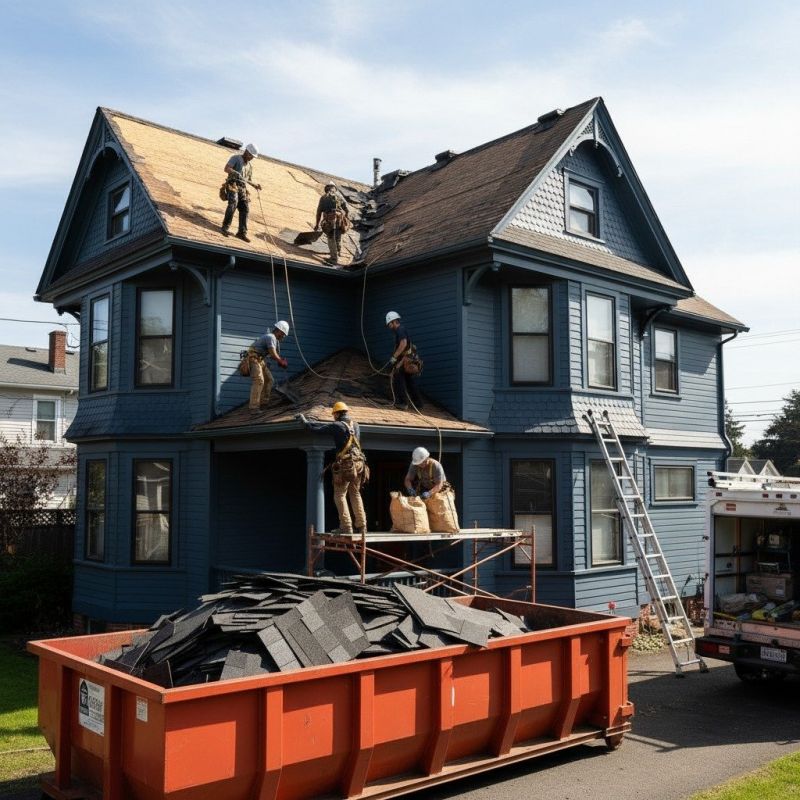 Damaged Roof Replacement