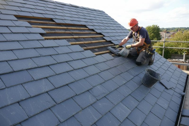 Slate Roof Leak Repair